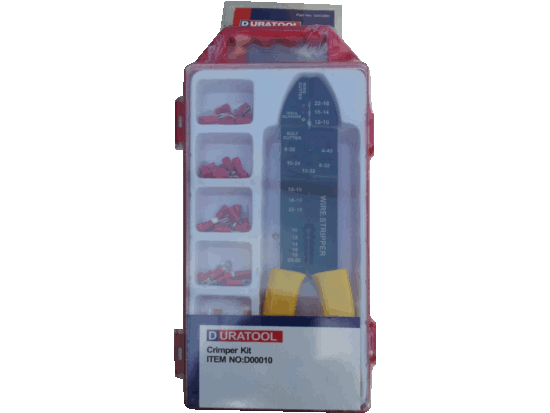 DURATOOL - D00010 - CRIMPING/STRIPPING TOOL KIT